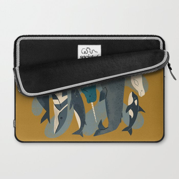 Whales Ahoy Laptop Sleeve Gallery Image 2