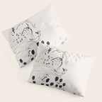 Cheetah 15 Black and White Pillow Sham Gallery Image 3