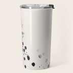 Cheetah 15 Black and White Travel Mug Gallery Image 2