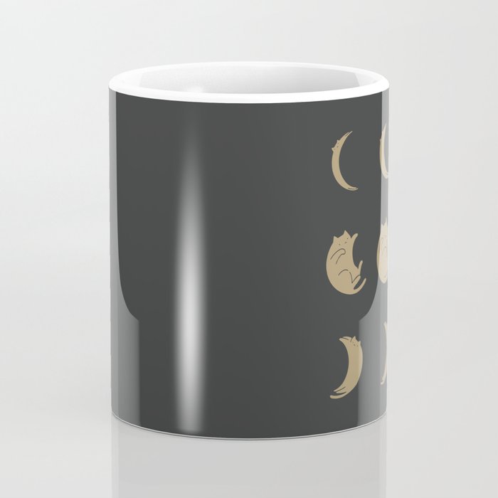 Cat Landscape 136: Cat Moon Coffee Mug Gallery Image 4