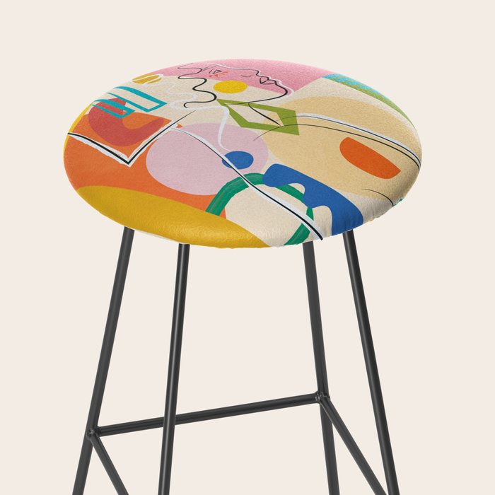 Abstract Woman 13 Stool Gallery Image 2