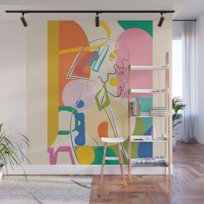 Abstract Woman 13 Wall Mural Gallery Image 1