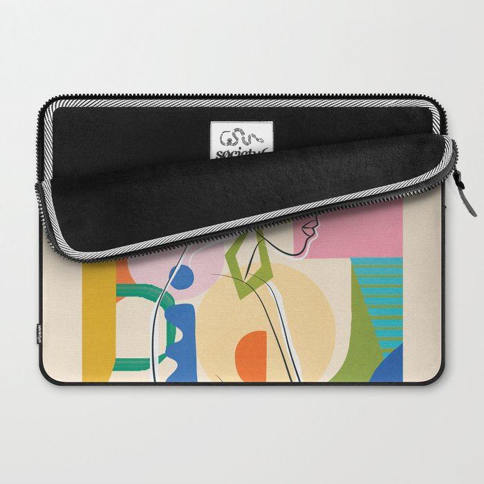 Abstract Woman 13 Laptop Sleeve Gallery Image 2