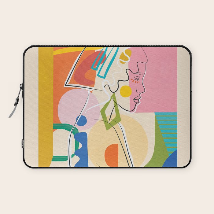 Abstract Woman 13 Laptop Sleeve Gallery Image 1