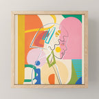 Abstract Woman 13 Mini Art Print Gallery Image 1
