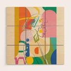 Abstract Woman 13 Wood Wall Art Gallery Image 1