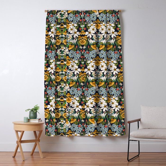 Beehaven in Bloom Window Curtain Gallery Image 5