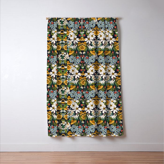 Beehaven in Bloom Window Curtain Gallery Image 3