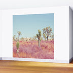 Surreal Pink Desert - Joshua Tree Landscape Photography Wall Mural Gallery Image 2