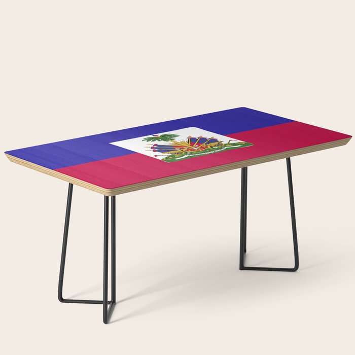 Haiti flag emblem Coffee Table Gallery Image 1