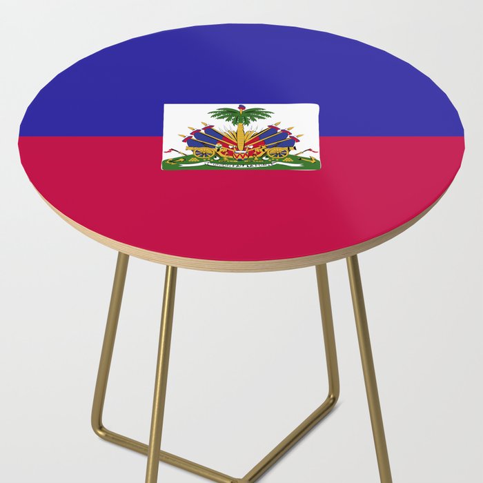 Haiti flag emblem Side Table Gallery Image 2