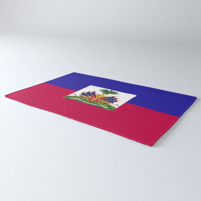 Haiti flag emblem Rug Gallery Image 3