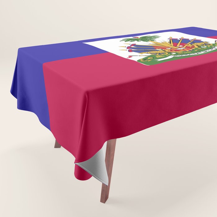 Haiti flag emblem Tablecloth Gallery Image 1