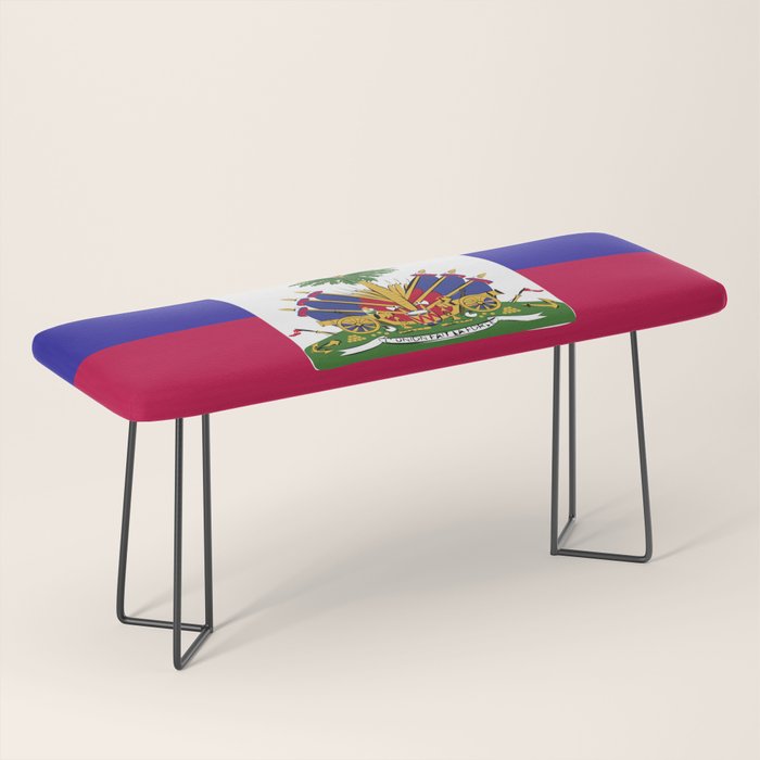 Haiti flag emblem Bench Gallery Image 1