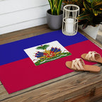 Haiti flag emblem Outdoor Rug Gallery Image 2