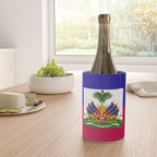 Haiti flag emblem Wine Chiller Gallery Image 4