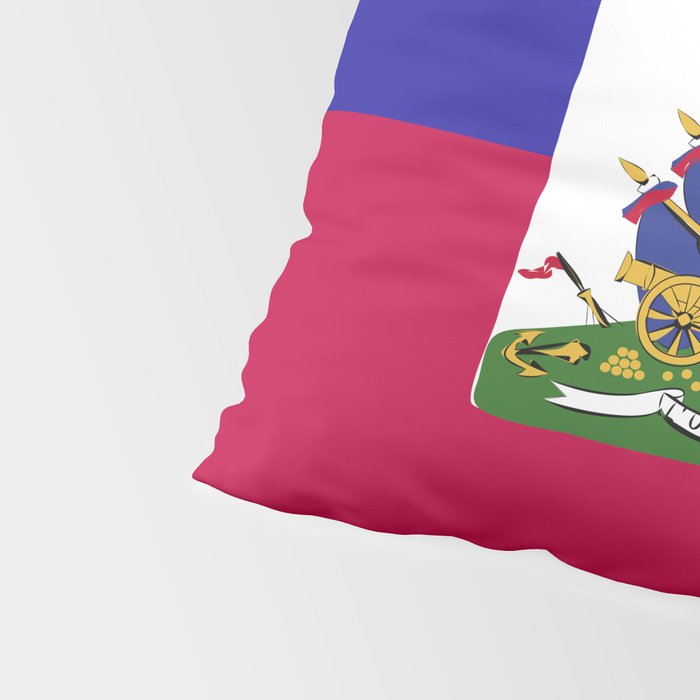 Haiti flag emblem Pillow Sham Gallery Image 4