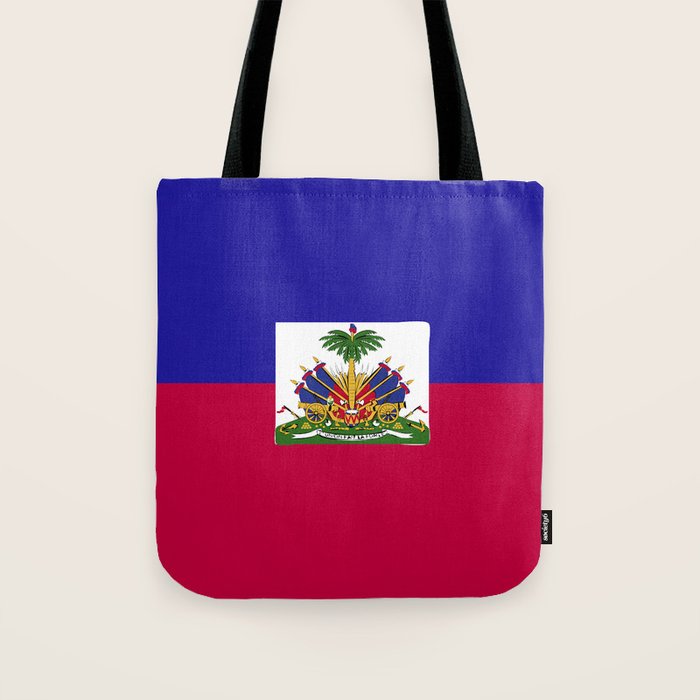 Haiti flag emblem Tote Bag Gallery Image 1