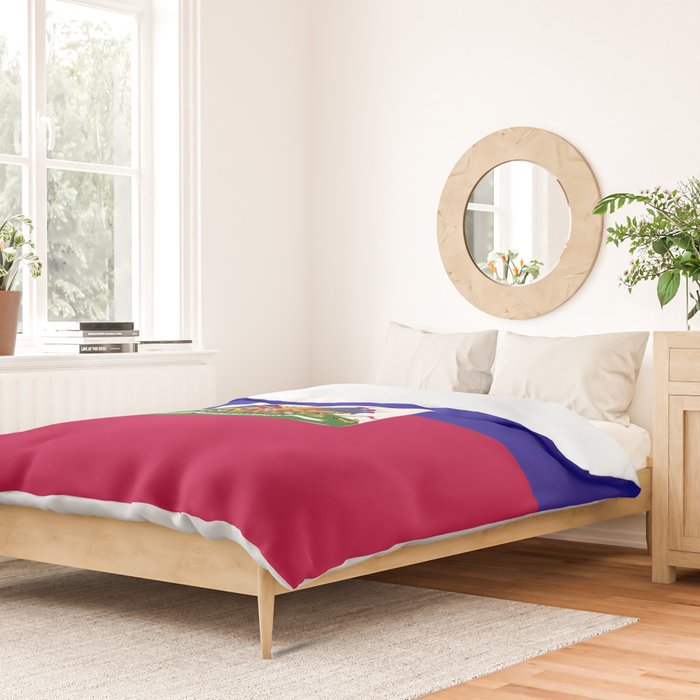 Haiti flag emblem Duvet Cover Gallery Image 2