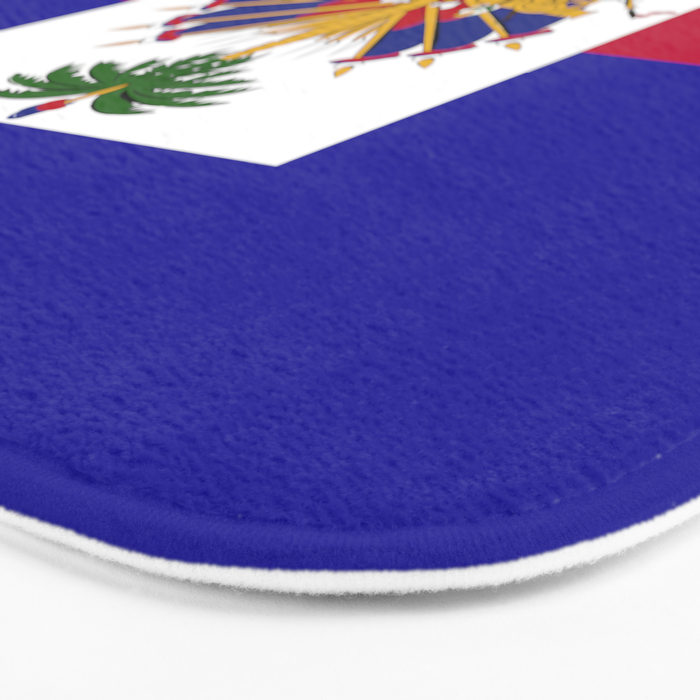 Haiti flag emblem Bath Mat Gallery Image 3