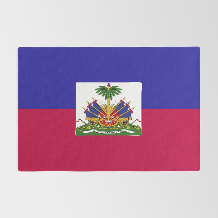 Haiti flag emblem Rug Gallery Image 2