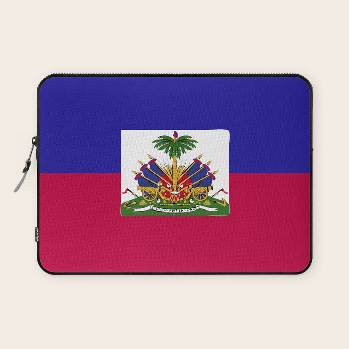 Haiti flag emblem Laptop Sleeve Gallery Image 1