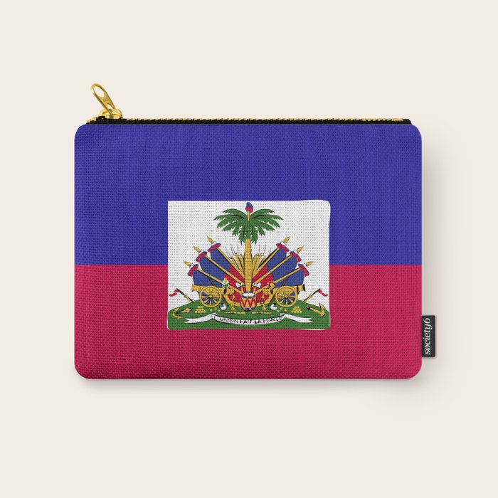 Haiti flag emblem Carry All Pouch Gallery Image 1