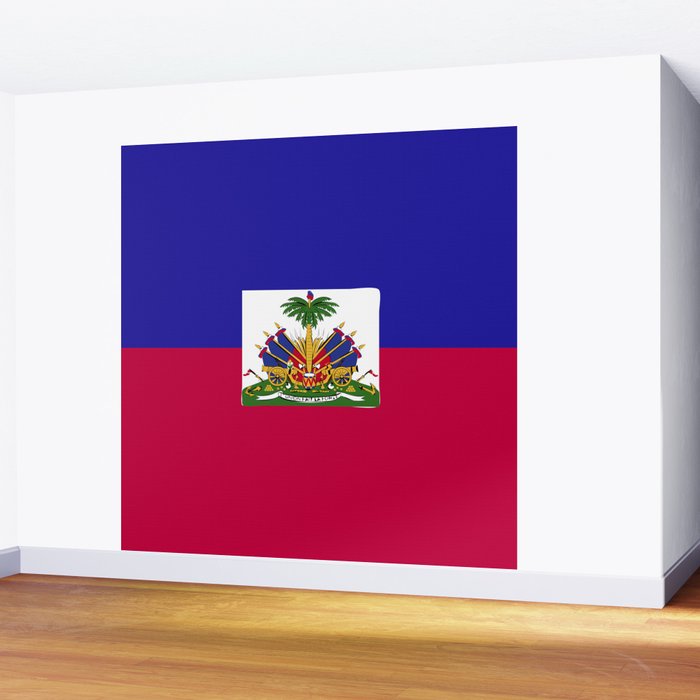 Haiti flag emblem Wall Mural Gallery Image 2