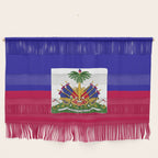 Haiti flag emblem Wall Hanging Gallery Image 1
