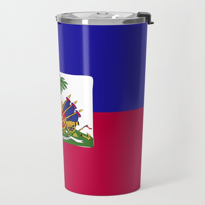 Haiti flag emblem Travel Mug Gallery Image 2