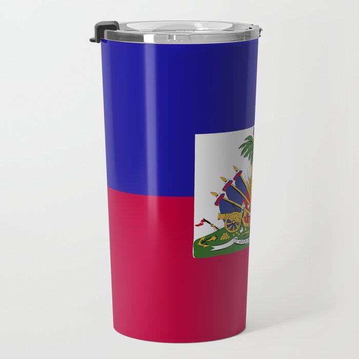 Haiti flag emblem Travel Mug Gallery Image 3