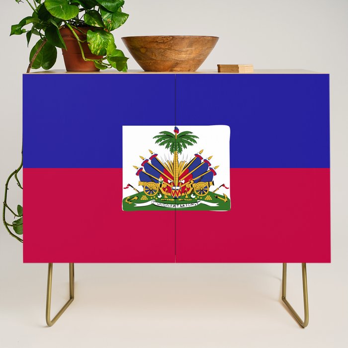 Haiti flag emblem Credenza Gallery Image 1