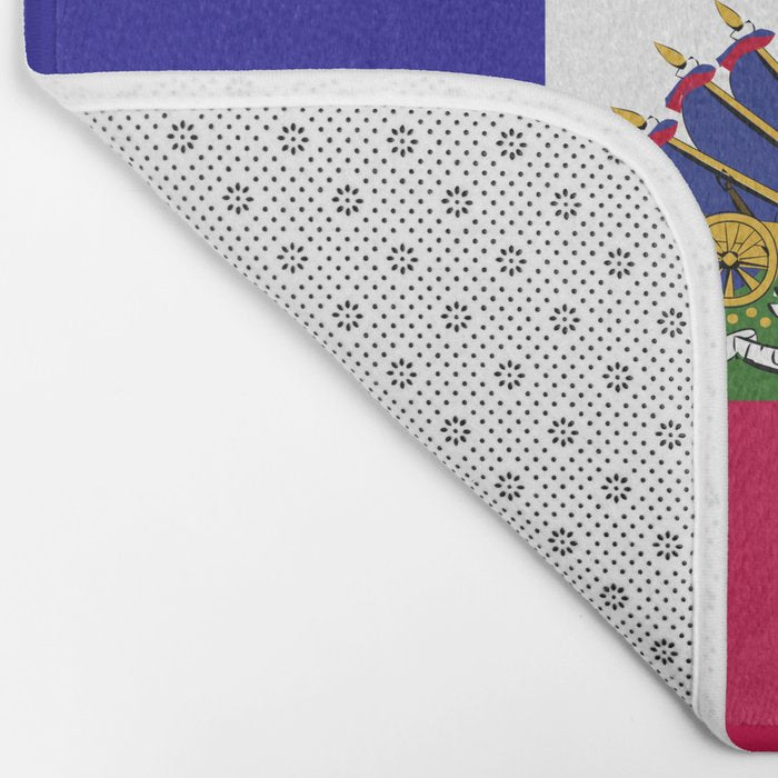 Haiti flag emblem Bath Mat Gallery Image 2