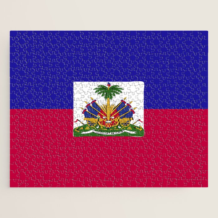 Haiti flag emblem Jigsaw Puzzle Gallery Image 1