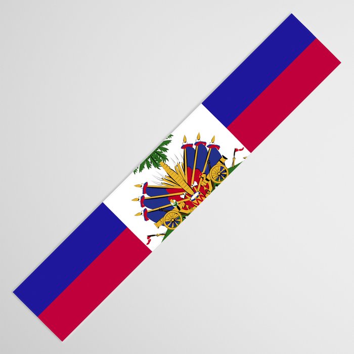 Haiti flag emblem Table Runner Gallery Image 3