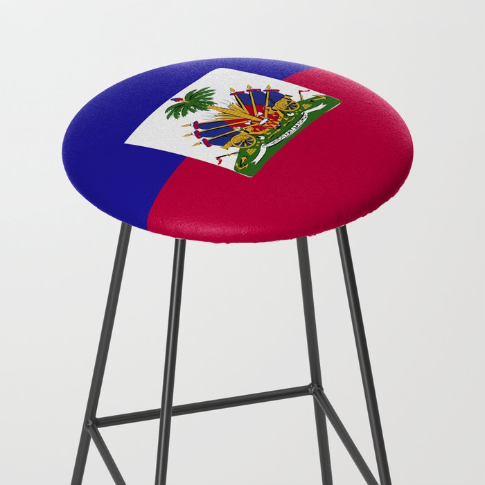Haiti flag emblem Stool Gallery Image 2
