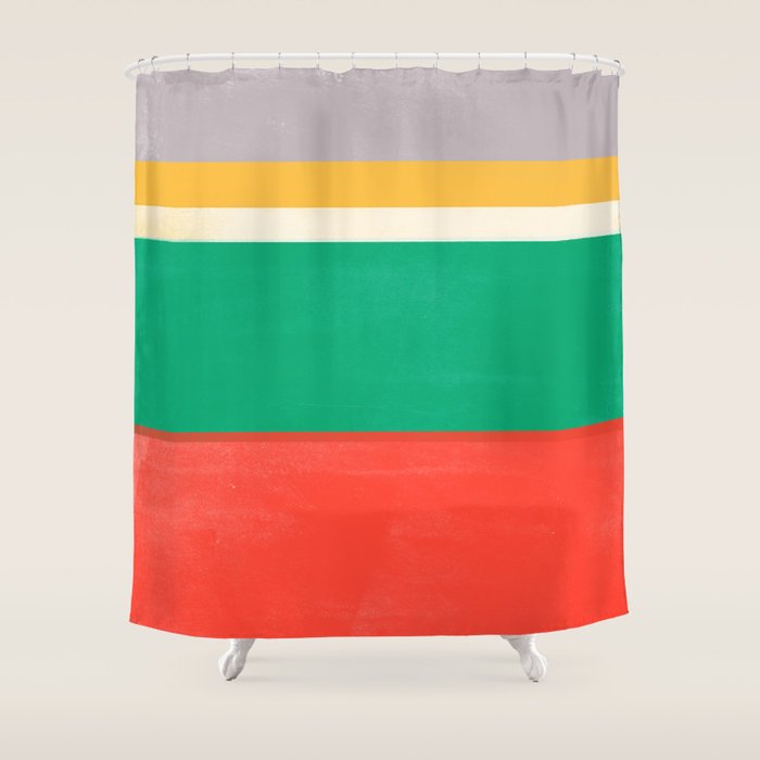stripe study 38 Shower Curtain Gallery Image 1