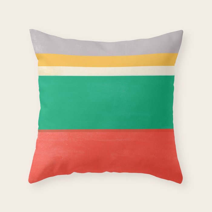 stripe study 38 Throw Pillow Gallery Image 1