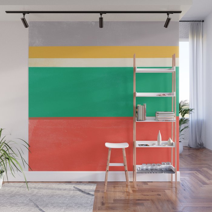 stripe study 38 Wall Mural Gallery Image 1