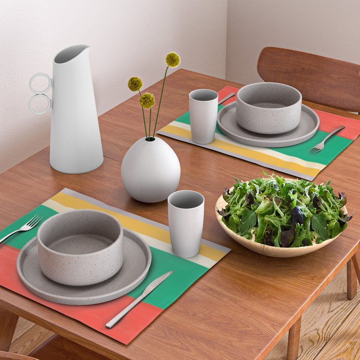 stripe study 38 Placemat Gallery Image 2