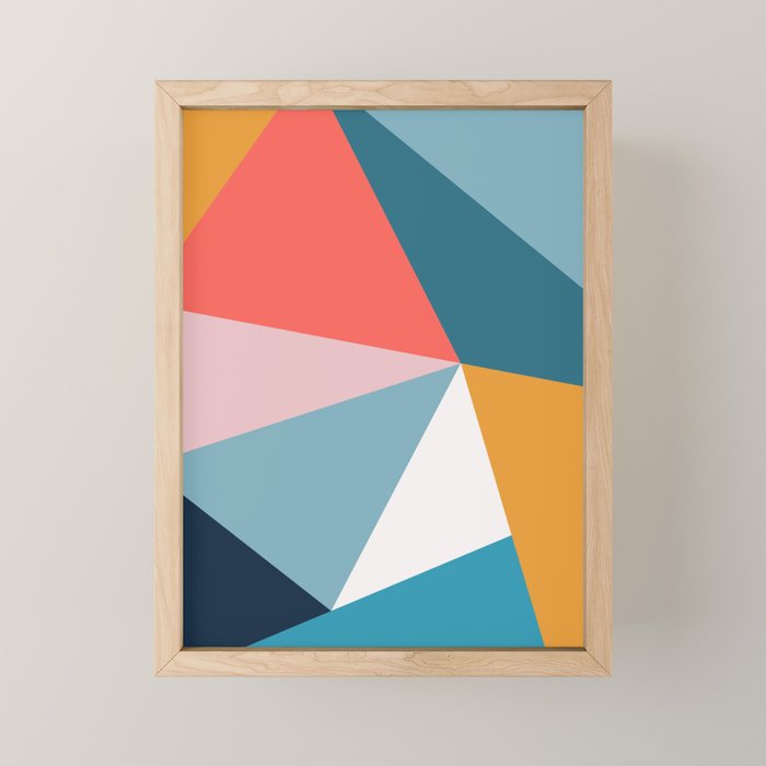 Modern Geometric 34 Mini Art Print Gallery Image 1
