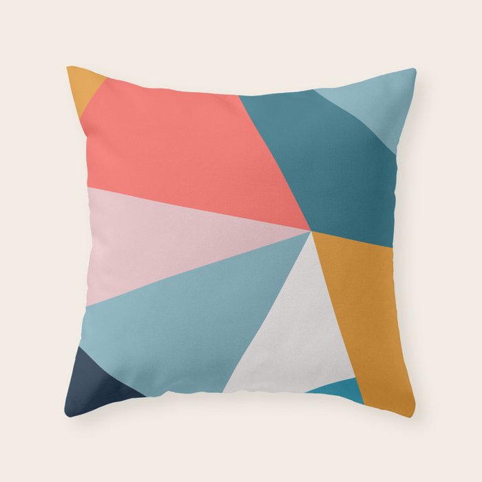 Modern Geometric 34 Throw Pillow Gallery Image 6