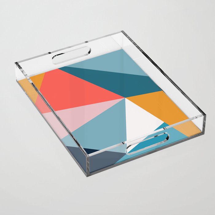 Modern Geometric 34 Acrylic Tray Gallery Image 1