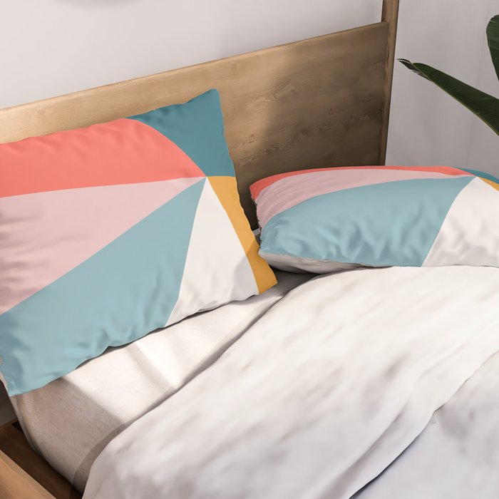 Modern Geometric 34 Pillow Sham Gallery Image 2