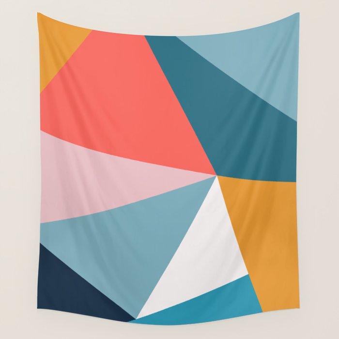 Modern Geometric 34 Wall Tapestry Gallery Image 4