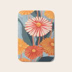 Dahlia Flower Painting Bath Mat Gallery Image 1