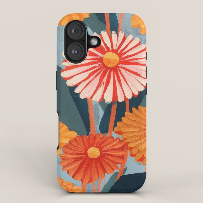 Dahlia Flower Painting iPhone Case Gallery Image 1