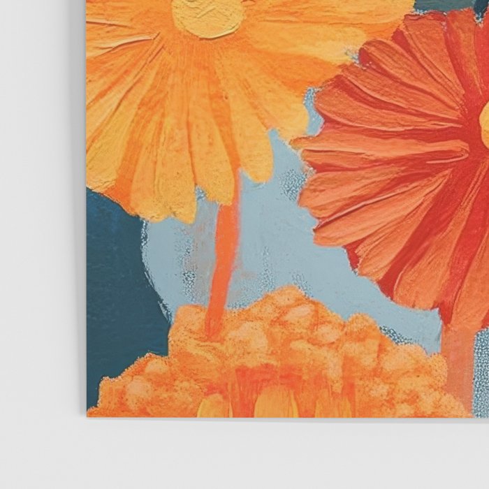 Dahlia Flower Painting Poster Gallery Image 3