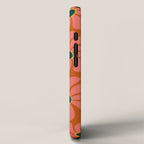 Retro Super Bloom - 70's Vibe Boho Colors iPhone Case Gallery Image 2