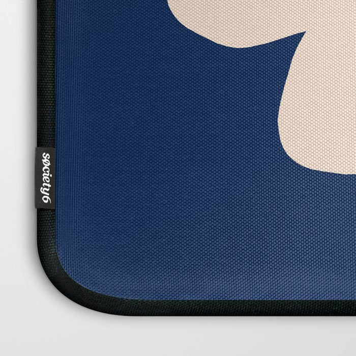 Sunflower - navy & pink Laptop Sleeve Gallery Image 3